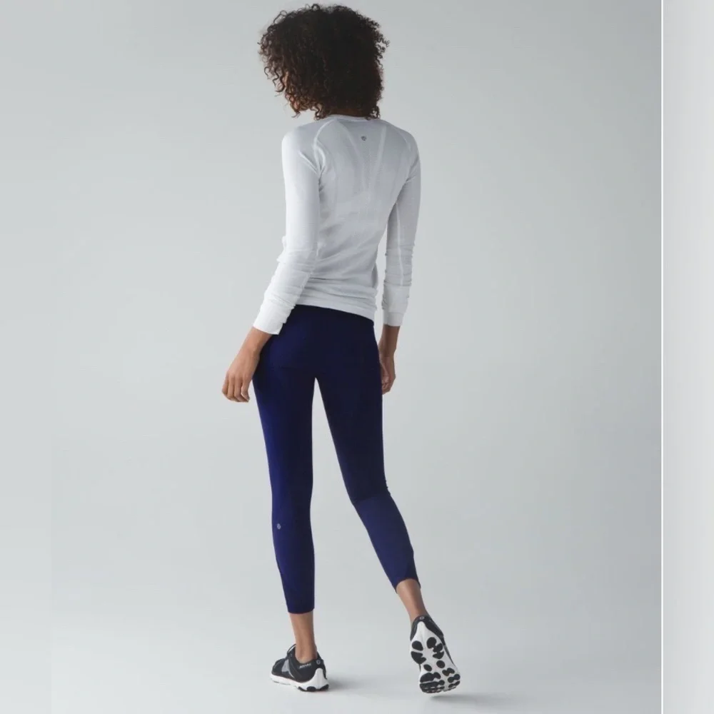 NWT Lululemon Inspire Tight II Hero Blue Size 8